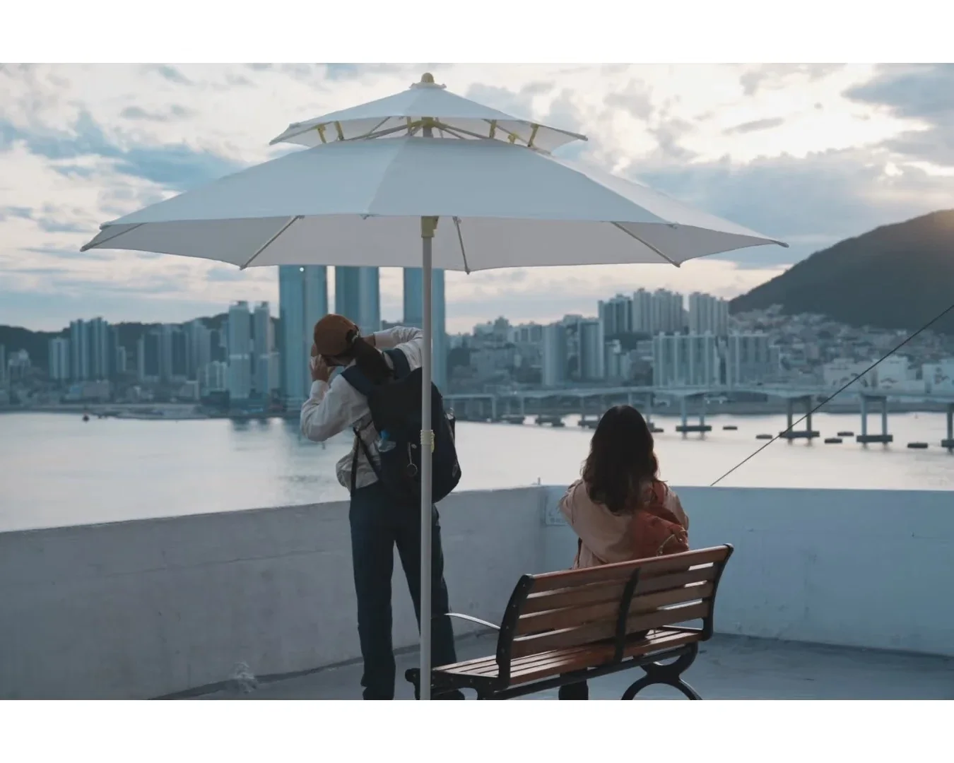 在海边做了一场蓝调的梦