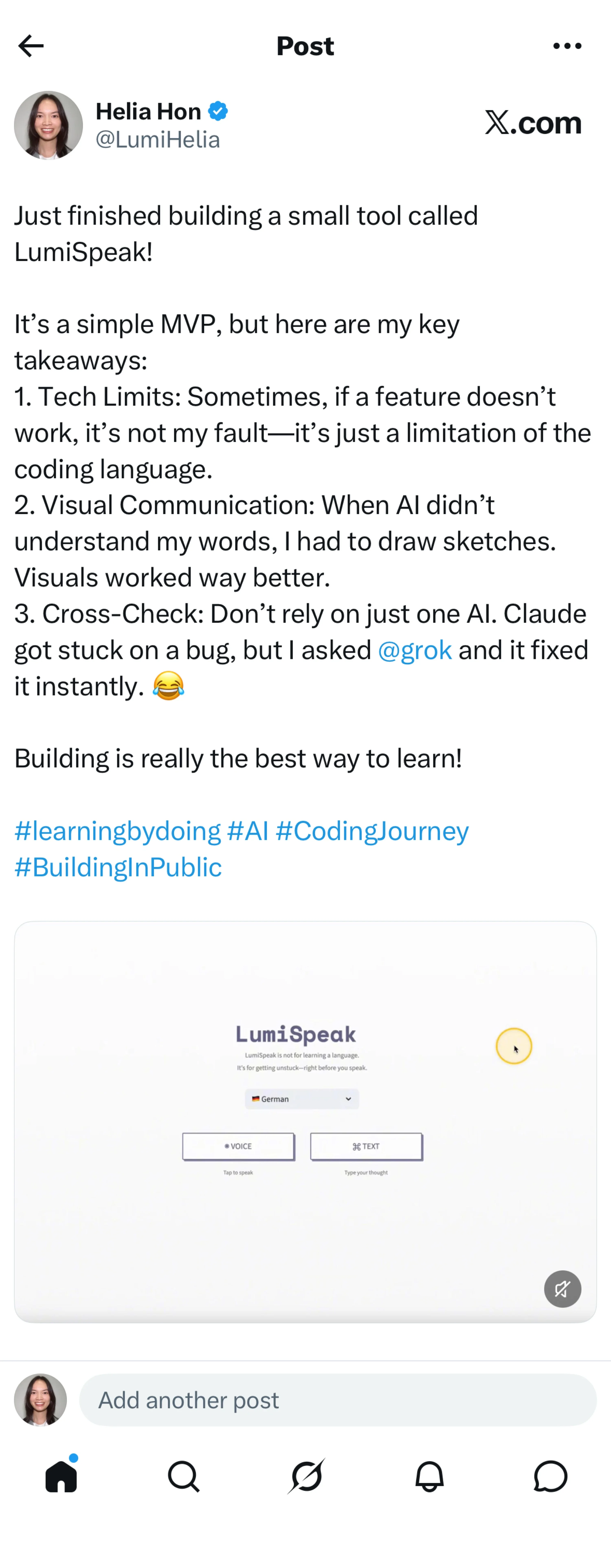 真正地 learning by doing
